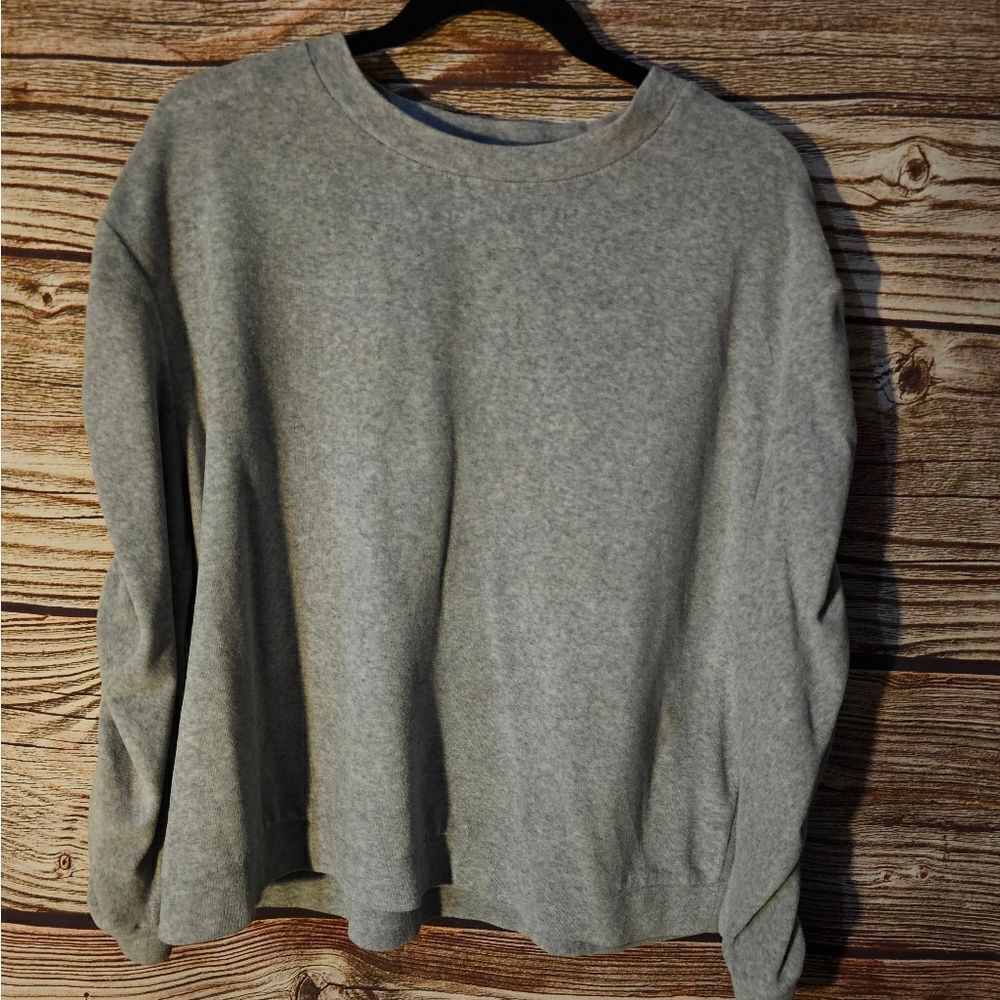 Massini soft pullover  gray top women's XL pre-owned